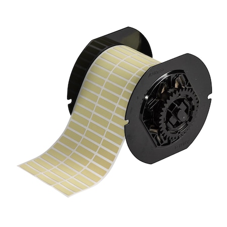 Brady B33 Series Amber Polyimide Labels 0.25 in H x 1 in W Amber 10000/RL B33-51-724